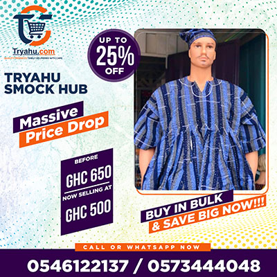 Buy Durable Ghanaian Smocks Online | Authentic Batakari Tryahu